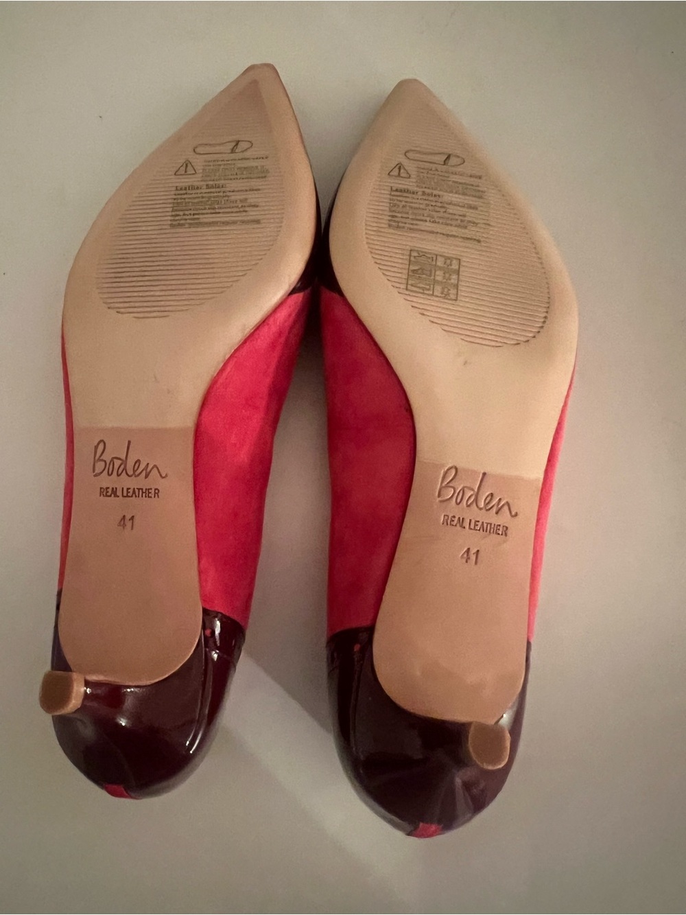 Boden Rosamund Size 9.5 Two-Tone Heels - Picture 5 of 9
